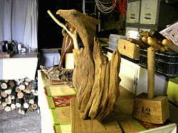 Création d'Avatar en bois flotté.
